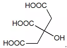 图表 1 柠檬酸的结构式
